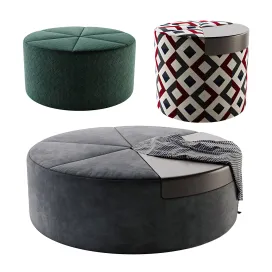 Flou Moon Pouf